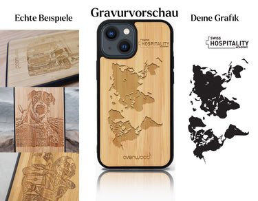 INDIVIDUELL iPhone 14 Bambus-Kunststoff